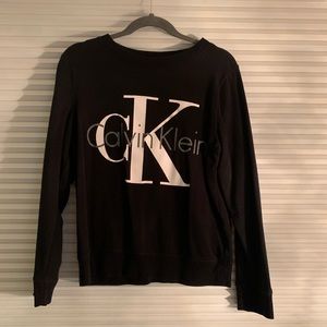 Black Calvin Klein Crewneck